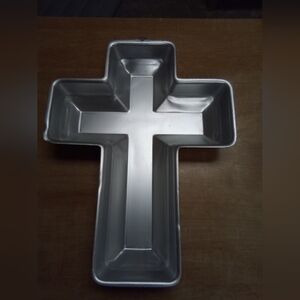 Vintage Wilton 3D Cross Cake Pan 502-2502 Easter Christian Spiritual